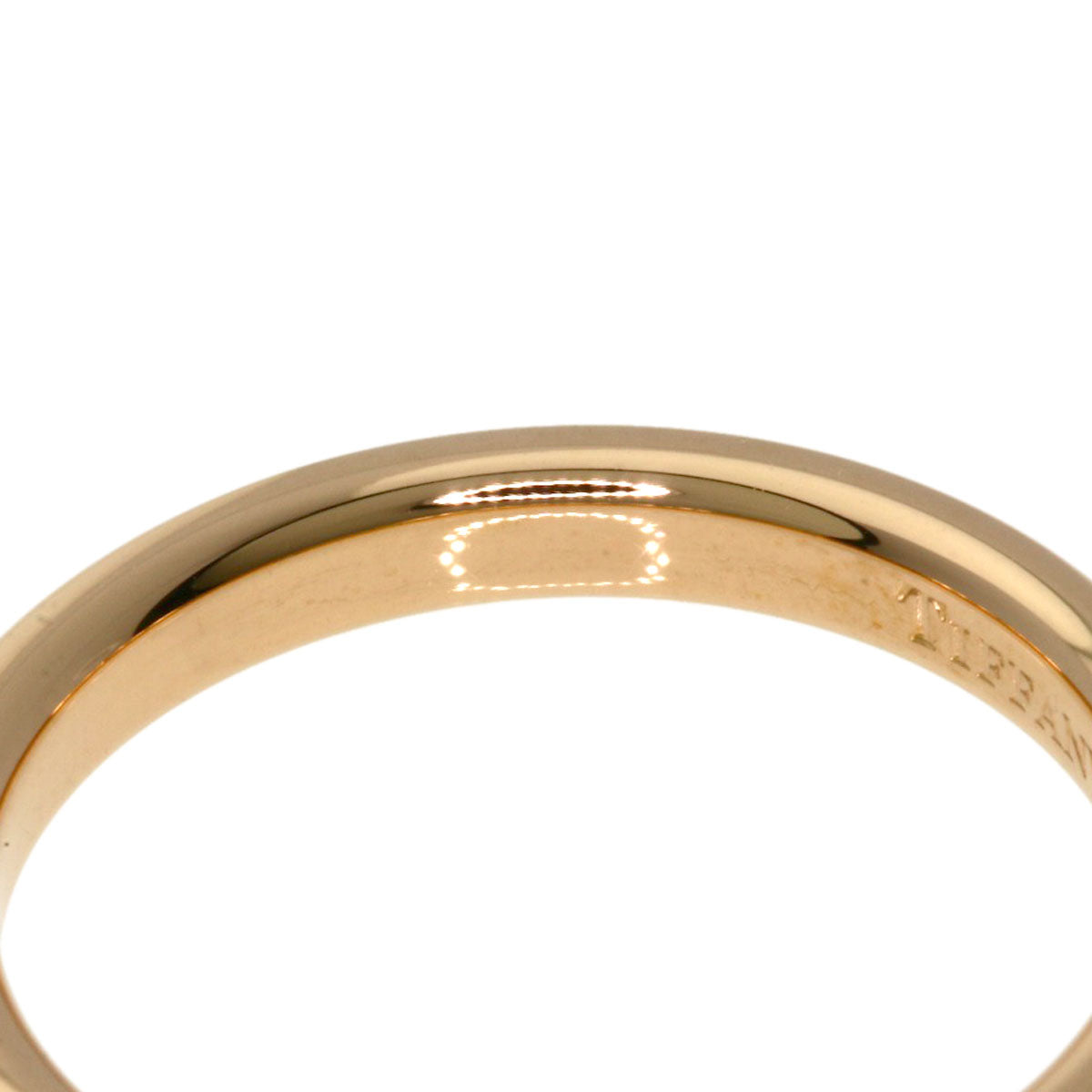 TIFFANY&Co. Stacking Band 1P Diamond Ring K18 Pink Gold Ladies [Used]