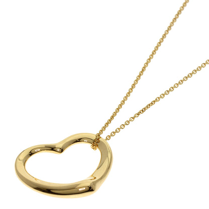 TIFFANY&Co. Open heart Necklace K18 Yellow Gold Ladies [Used]