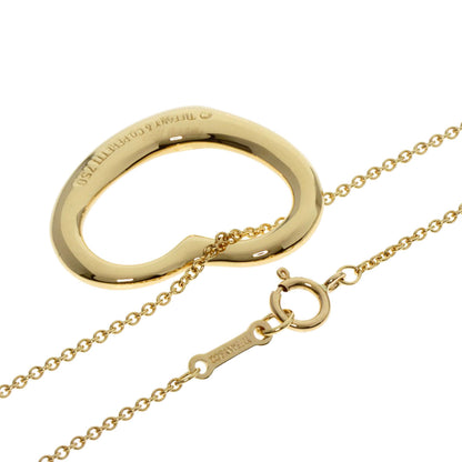 TIFFANY&Co. Open heart Necklace K18 Yellow Gold Ladies [Used]