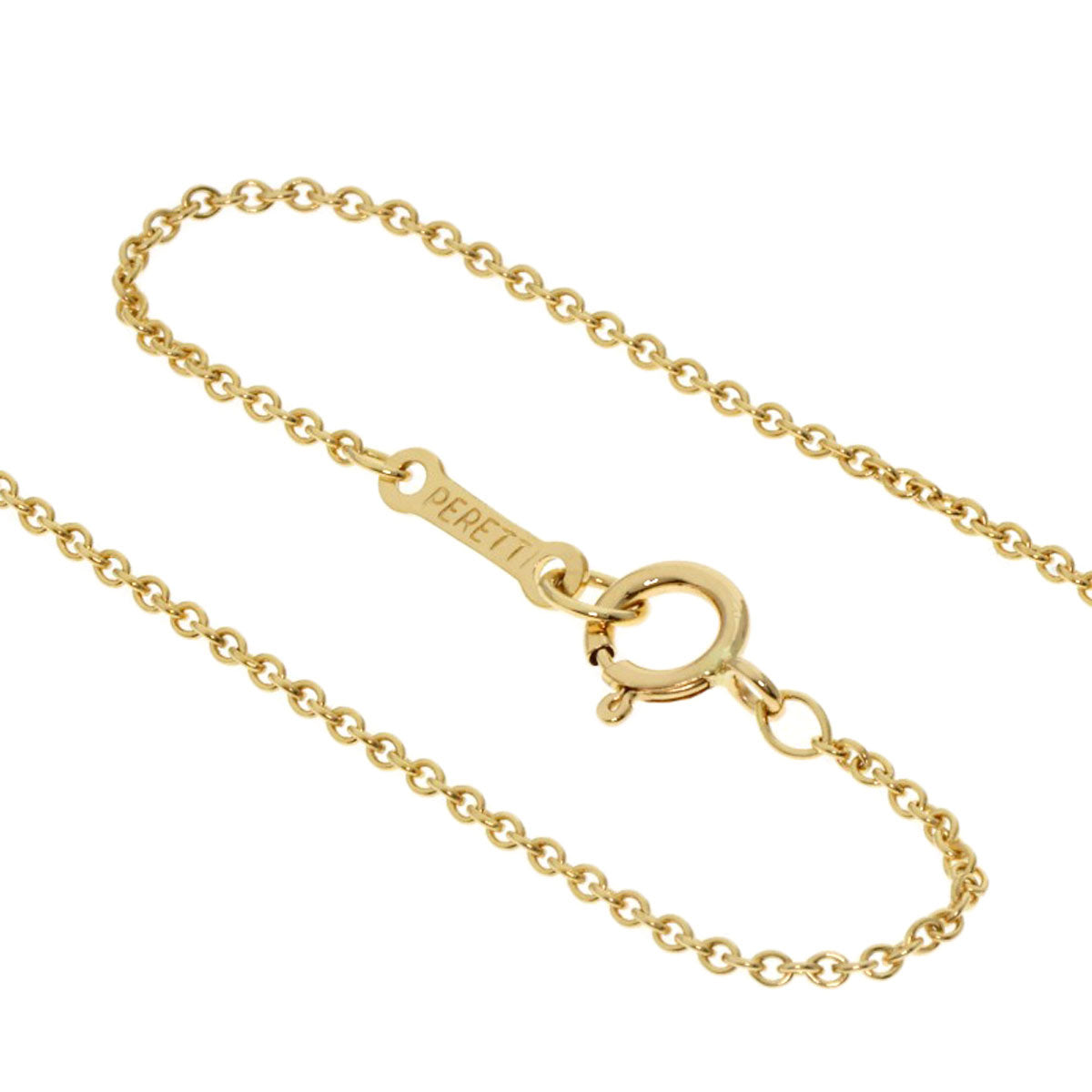 TIFFANY&Co. Open heart Necklace K18 Yellow Gold Ladies [Used]