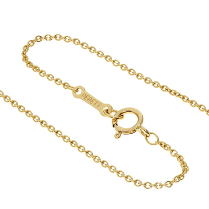 TIFFANY&Co. Open heart Necklace K18 Yellow Gold Ladies [Used]