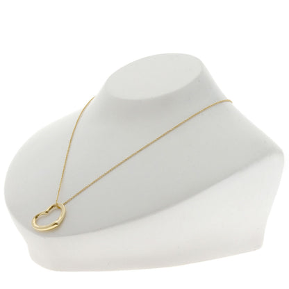 TIFFANY&Co. Open heart Necklace K18 Yellow Gold Ladies [Used]