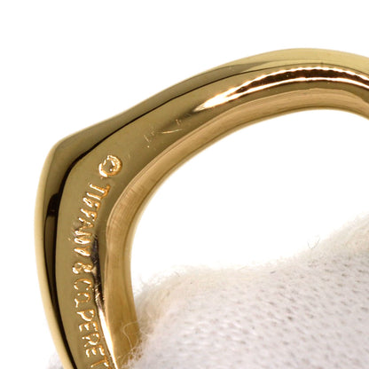 TIFFANY&Co. Open heart Necklace K18 Yellow Gold Ladies [Used]