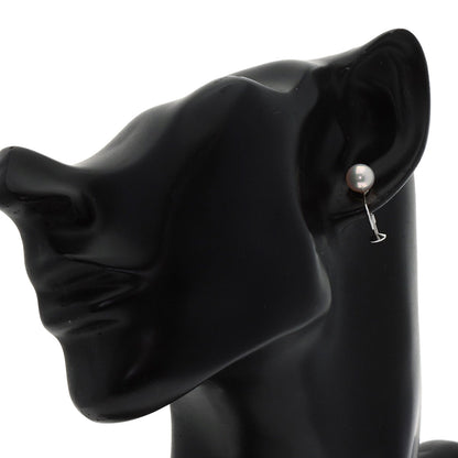 MIKIMOTO Akoya pearl Pearl Earring K18 White Gold Ladies [Used]