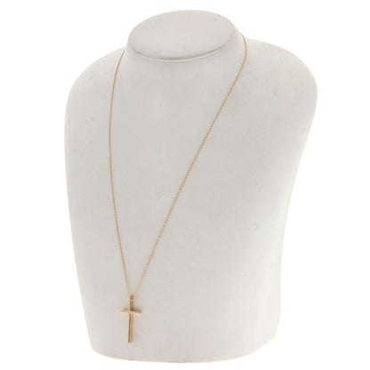 TIFFANY&Co. cross Necklace K18 Pink Gold Ladies [Used]