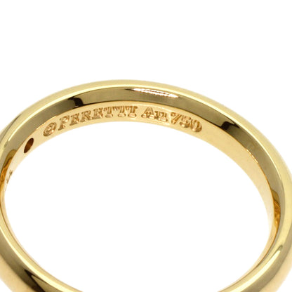 TIFFANY&Co. Stacking band 1P Diamond Ring K18 Yellow Gold Ladies [Used]