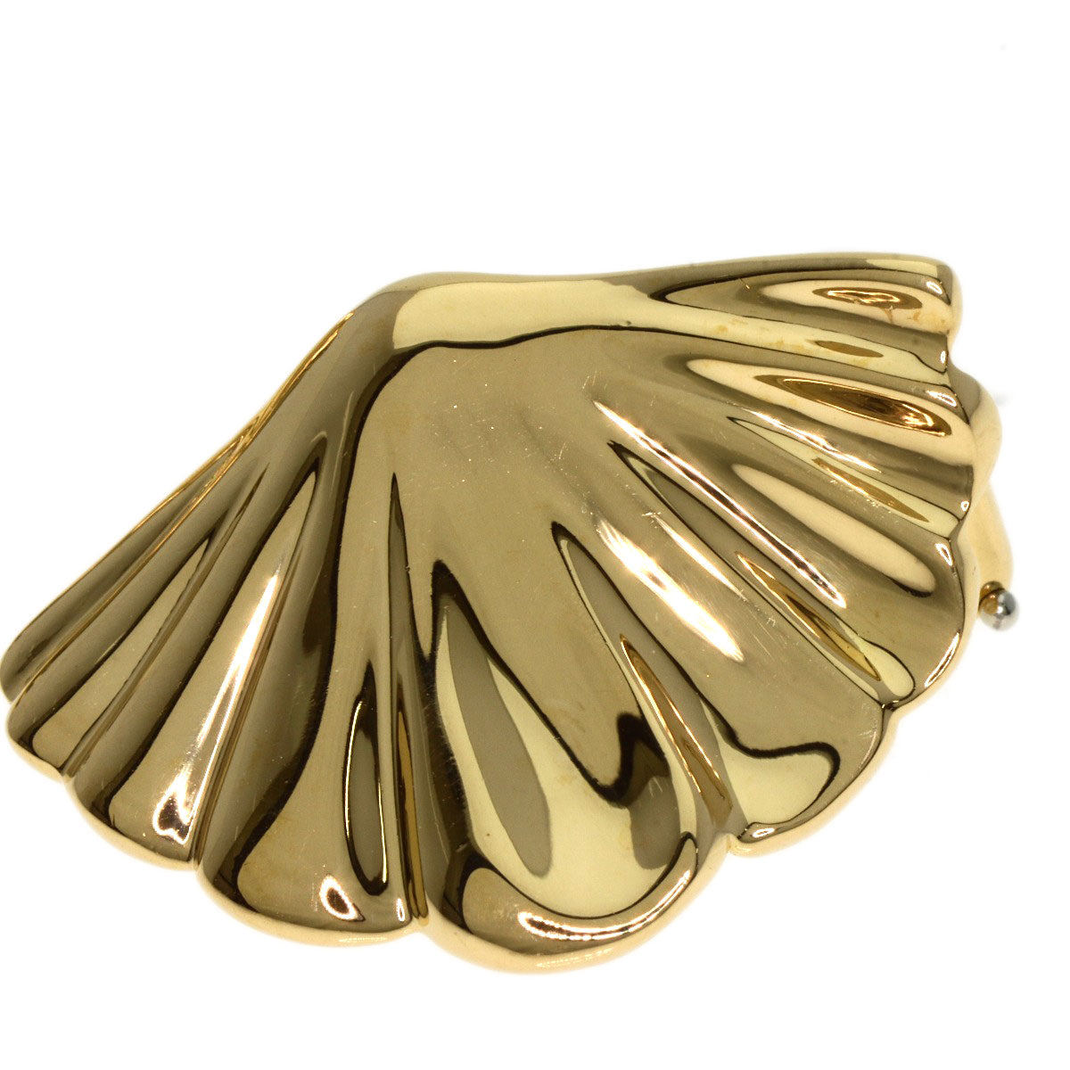 TIFFANY&Co. Shell motif Earring K18 Yellow Gold Ladies [Used]