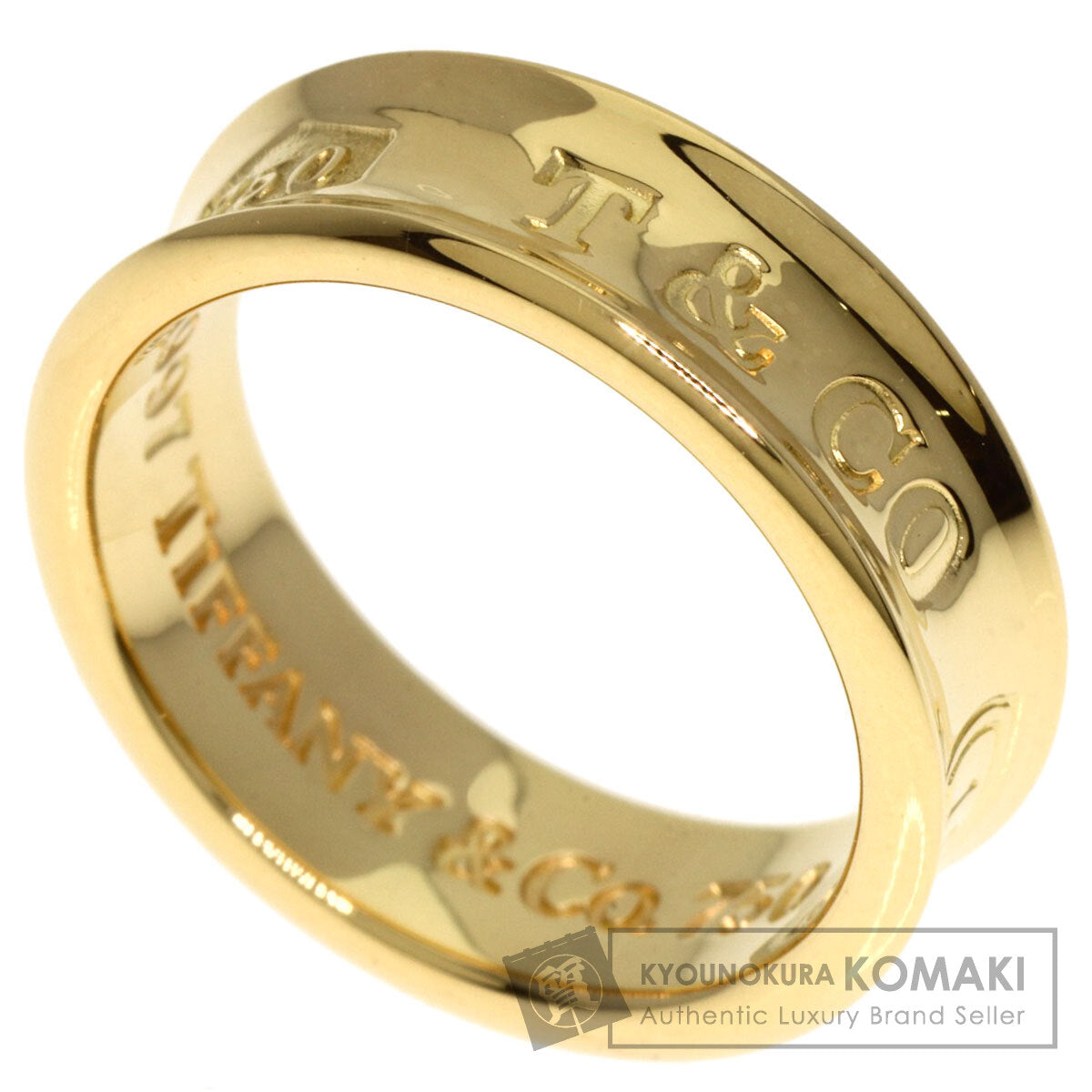 TIFFANY&Co. 1837 Ring K18 Yellow Gold Ladies [Used]