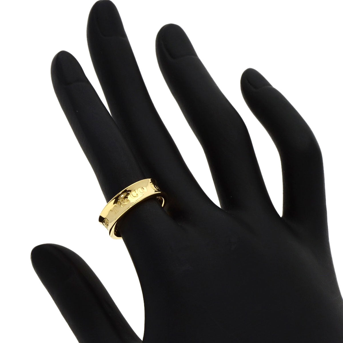 TIFFANY&Co. 1837 Ring K18 Yellow Gold Ladies [Used]