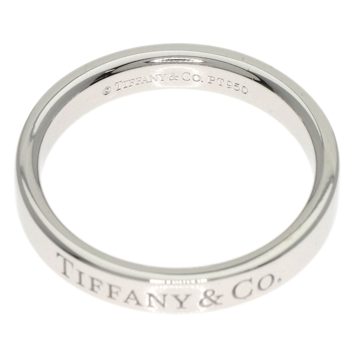 TIFFANY&Co. Flat band Ring Platinum PT950 Ladies [Used]