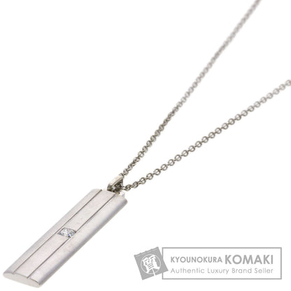 TIFFANY&Co. Lucida Diamond Necklace K18 White Gold Ladies [Used]