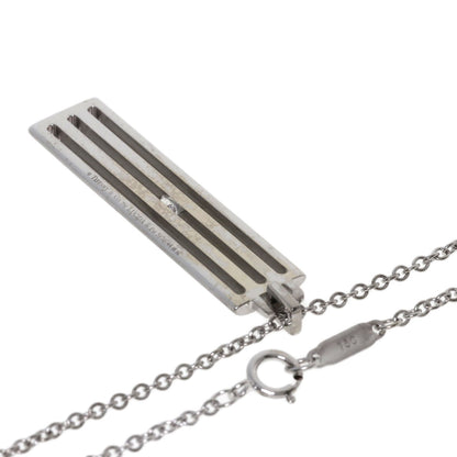 TIFFANY&Co. Lucida Diamond Necklace K18 White Gold Ladies [Used]