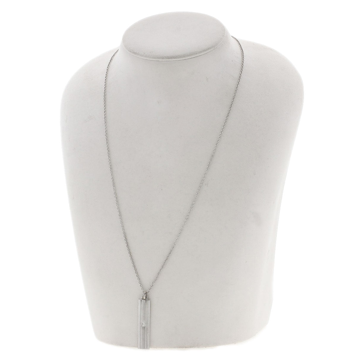 TIFFANY&Co. Lucida Diamond Necklace K18 White Gold Ladies [Used]