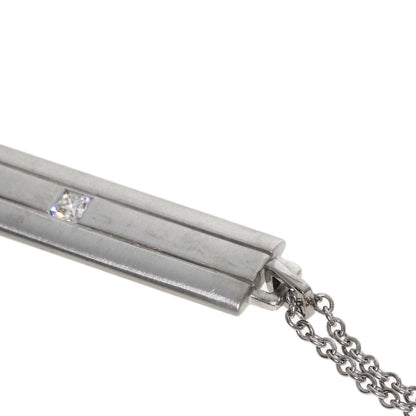 TIFFANY&Co. Lucida Diamond Necklace K18 White Gold Ladies [Used]