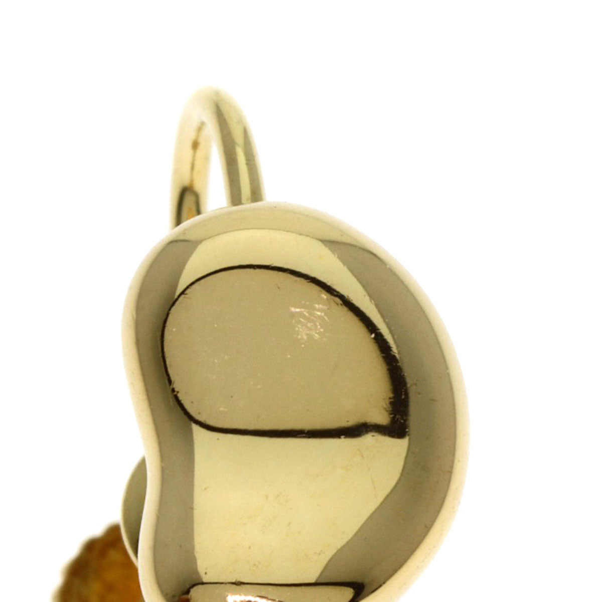 TIFFANY&Co. Bean Earring K18 Yellow Gold Ladies [Used]