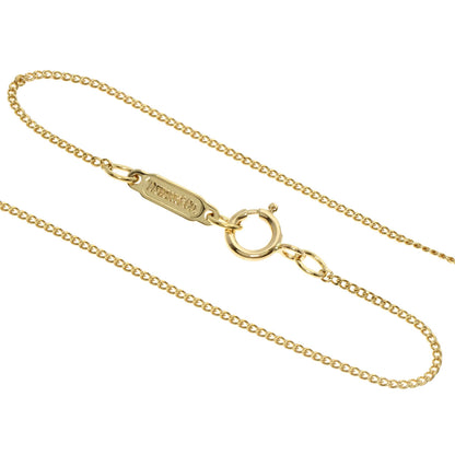 TIFFANY&Co. Leaf heart Necklace K18 Yellow Gold Ladies [Used]