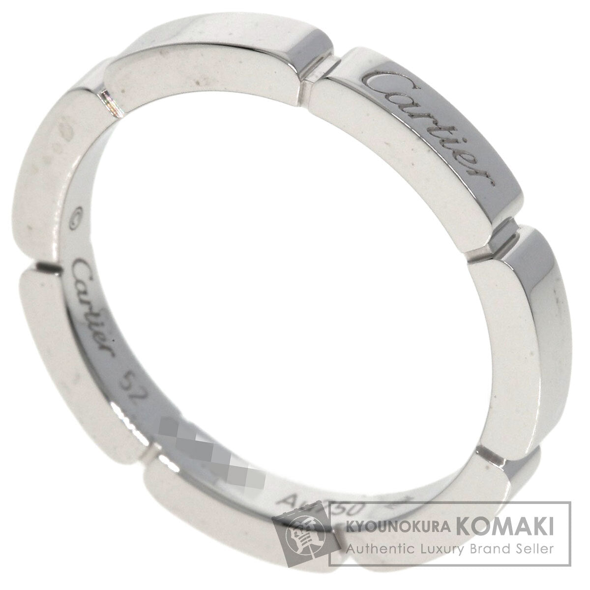 CARTIER   Maillon PANTHERE #52 Ring  K18 White Gold Ladies [Used]