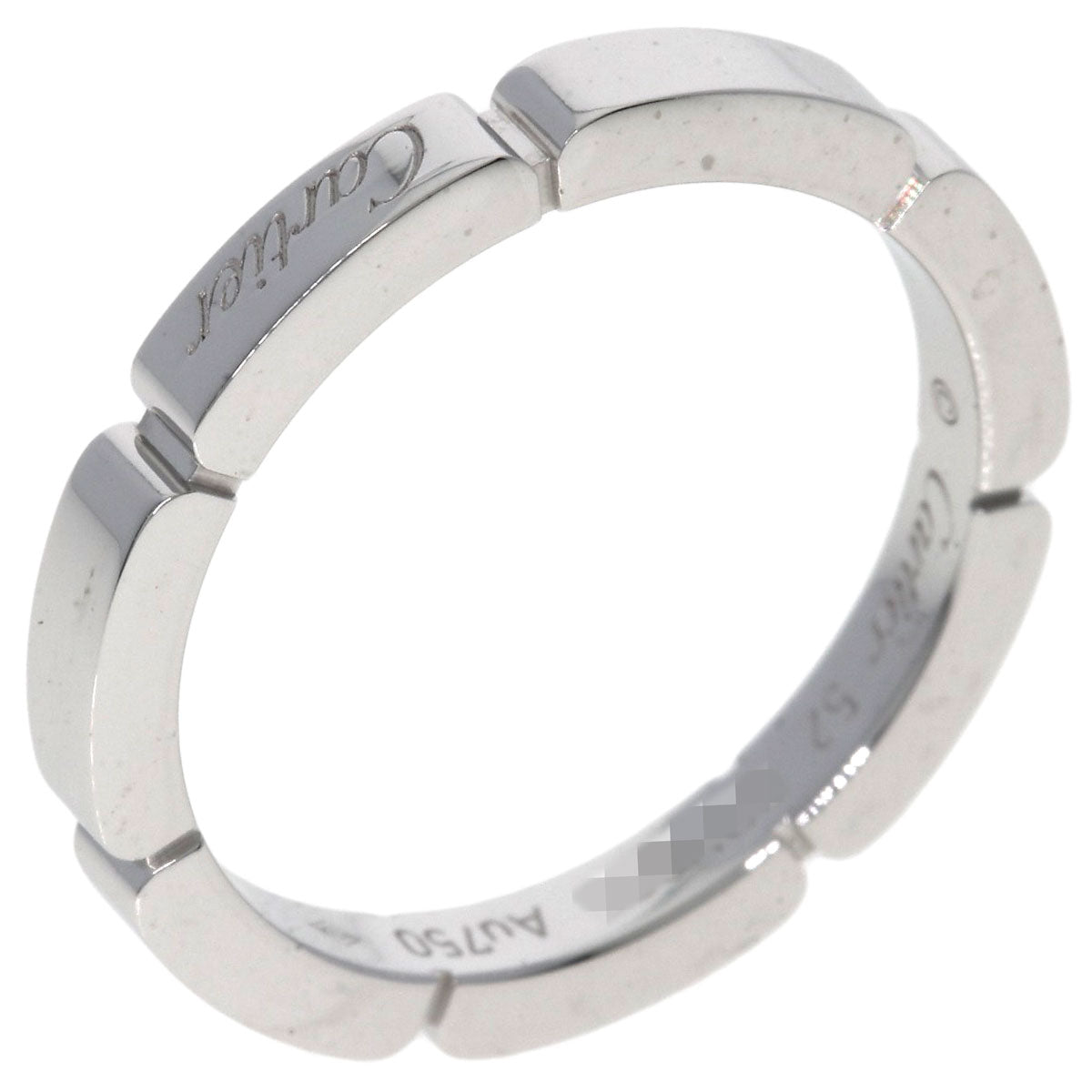 CARTIER   Maillon PANTHERE #52 Ring  K18 White Gold Ladies [Used]