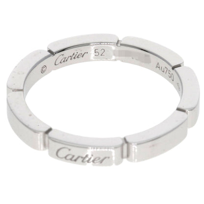 CARTIER   Maillon PANTHERE #52 Ring  K18 White Gold Ladies [Used]