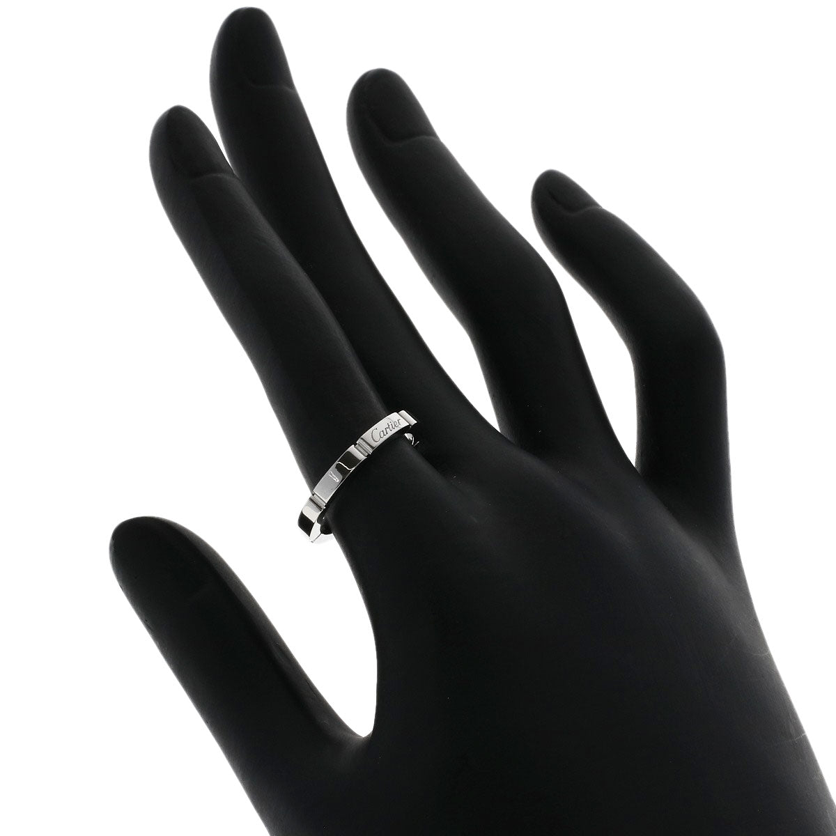 CARTIER   Maillon PANTHERE #52 Ring  K18 White Gold Ladies [Used]