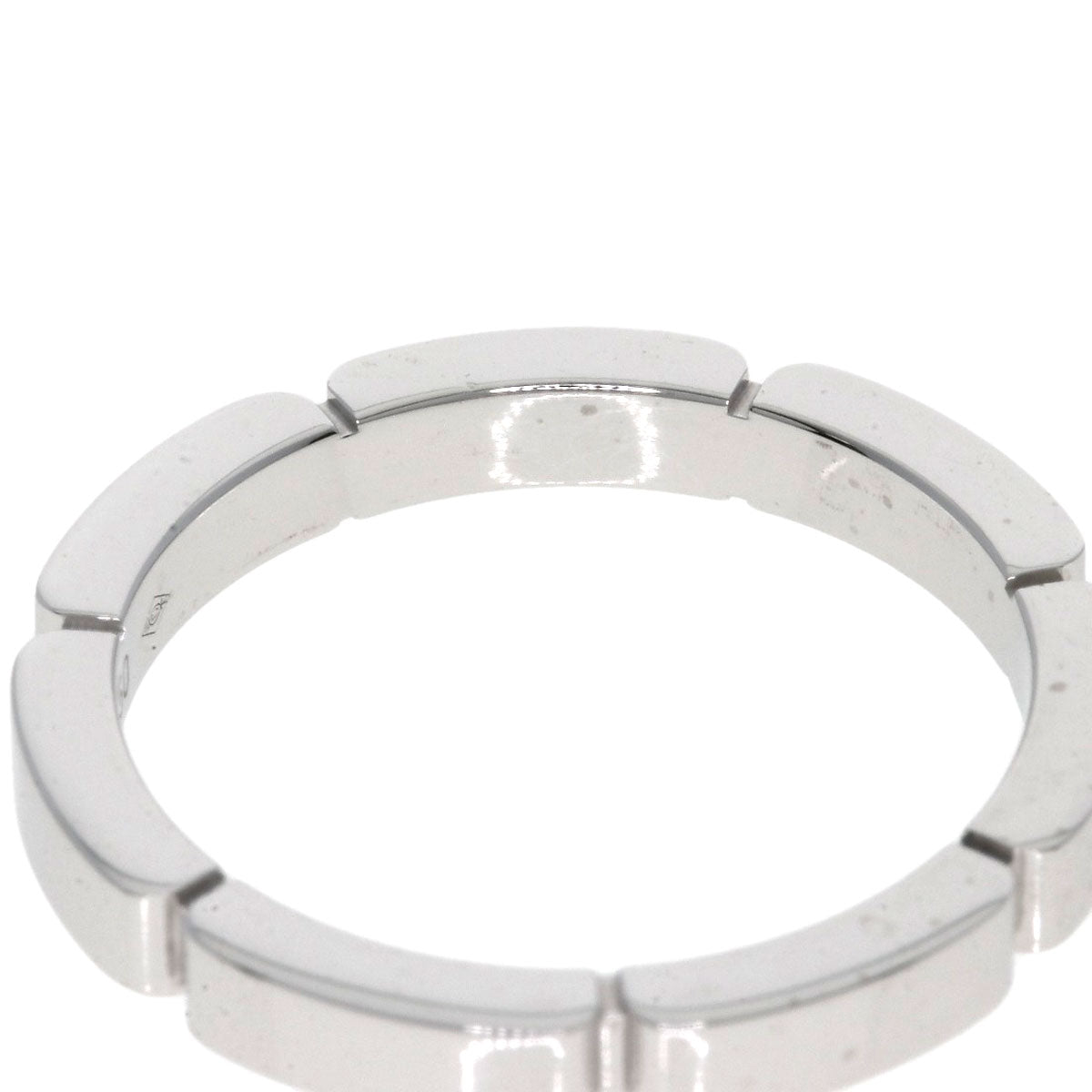 CARTIER   Maillon PANTHERE #52 Ring  K18 White Gold Ladies [Used]