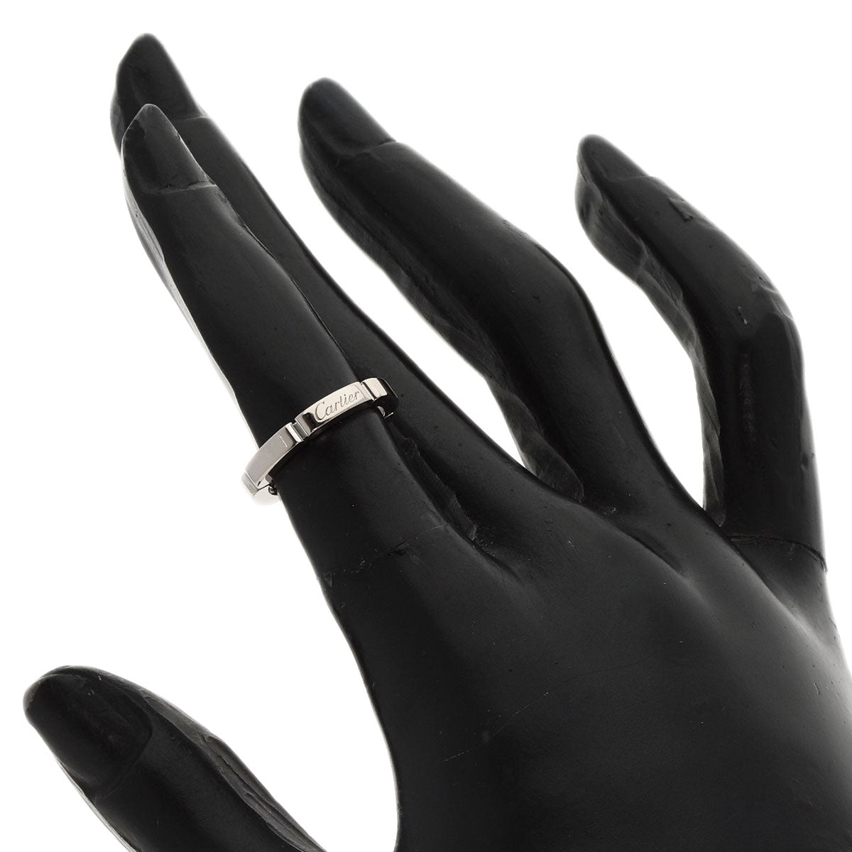 CARTIER Mayon PANTHERE #46 Ring K18 White Gold Ladies [Used]