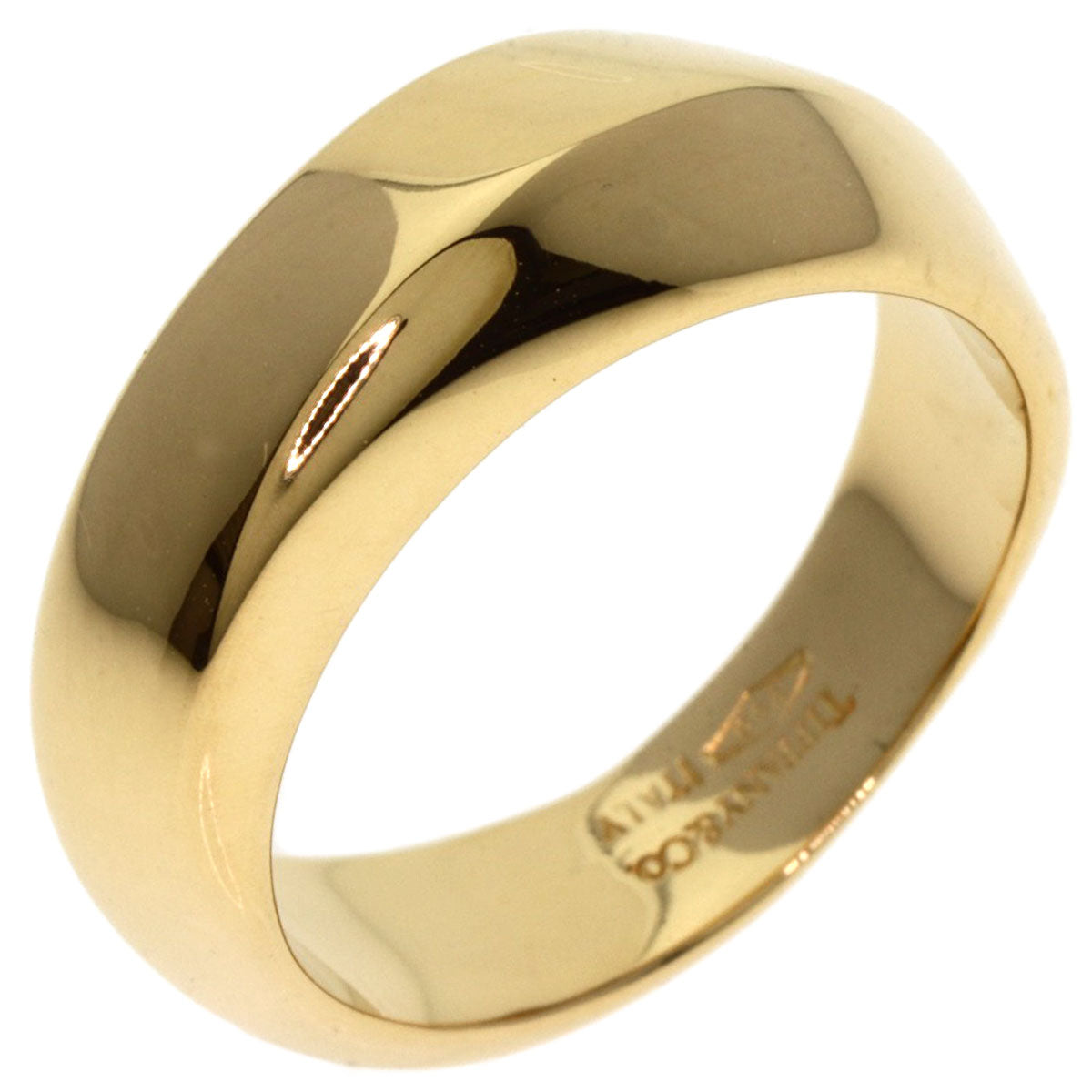 TIFFANY&Co.   Knife edge Ring  K18 Yellow Gold Ladies [Used]