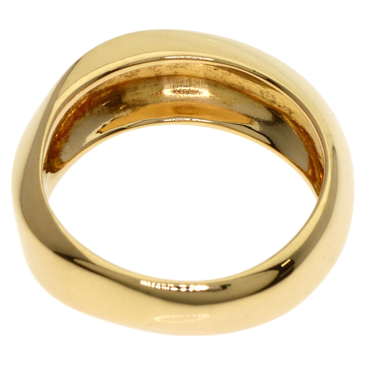 TIFFANY&Co.   Knife edge Ring  K18 Yellow Gold Ladies [Used]