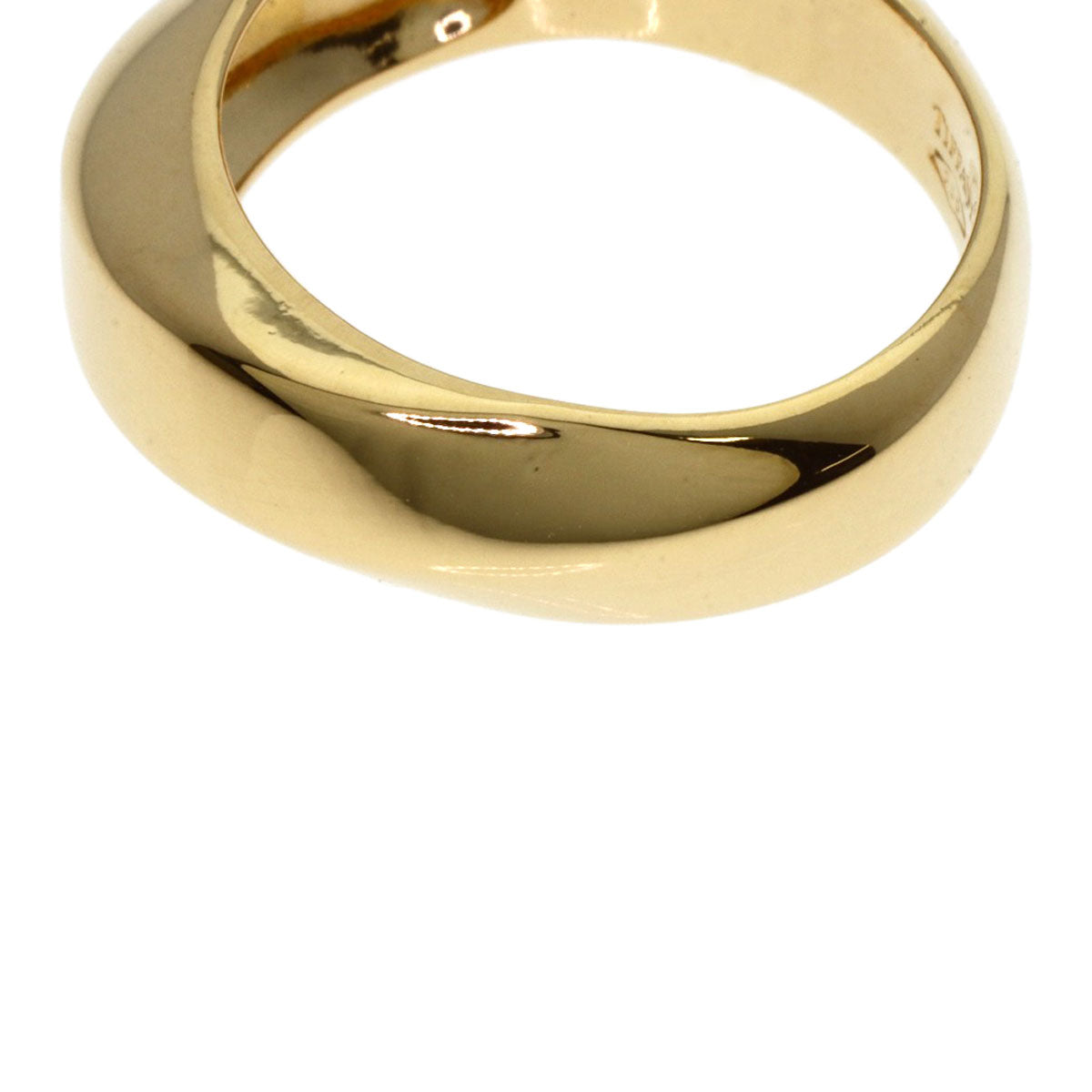 TIFFANY&Co.   Knife edge Ring  K18 Yellow Gold Ladies [Used]