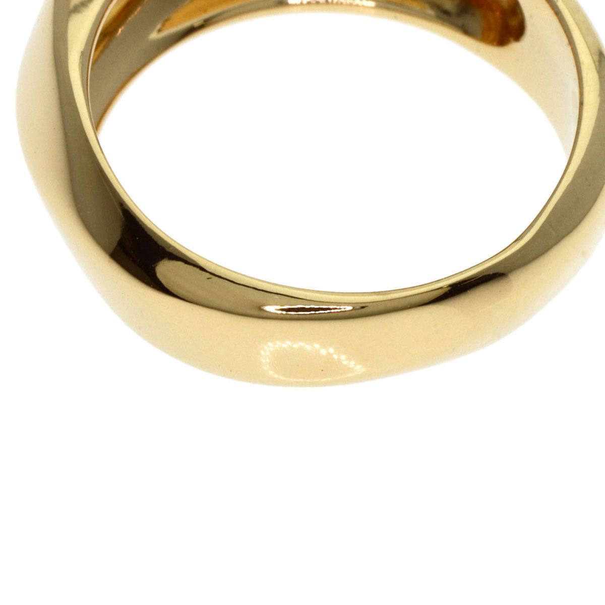 TIFFANY&Co.   Knife edge Ring  K18 Yellow Gold Ladies [Used]