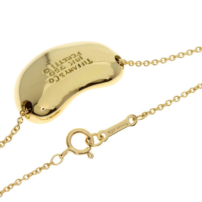 TIFFANY&Co. Bean Necklace K18 Yellow Gold Ladies [Used]
