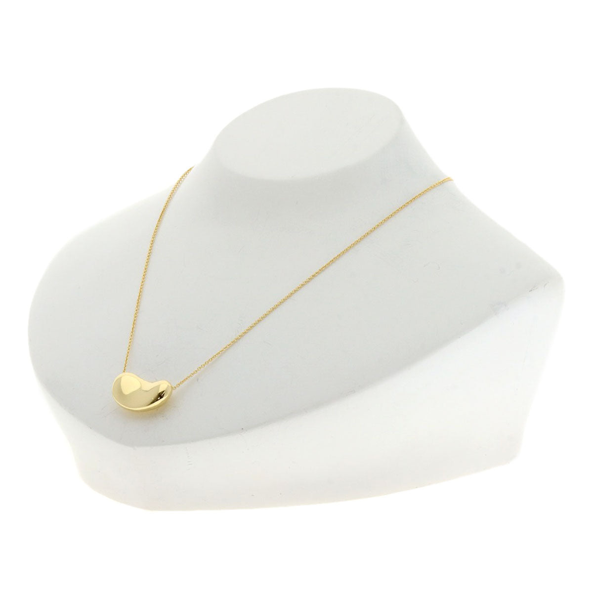 TIFFANY&Co. Bean Necklace K18 Yellow Gold Ladies [Used]
