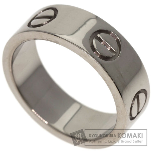 CARTIER love ring #47 Ring K18 White Gold Ladies [Used]