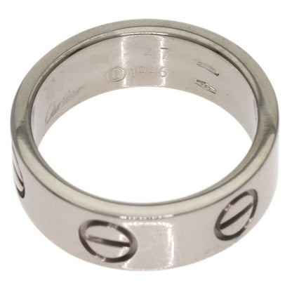 CARTIER love ring #47 Ring K18 White Gold Ladies [Used]