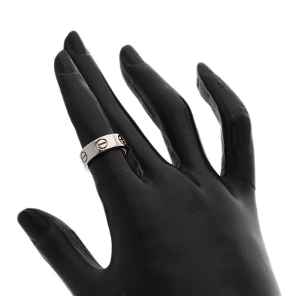 CARTIER love ring #47 Ring K18 White Gold Ladies [Used]