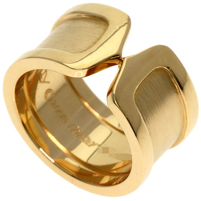 CARTIER C2 LM #48 Ring K18 Yellow Gold Ladies [Used]