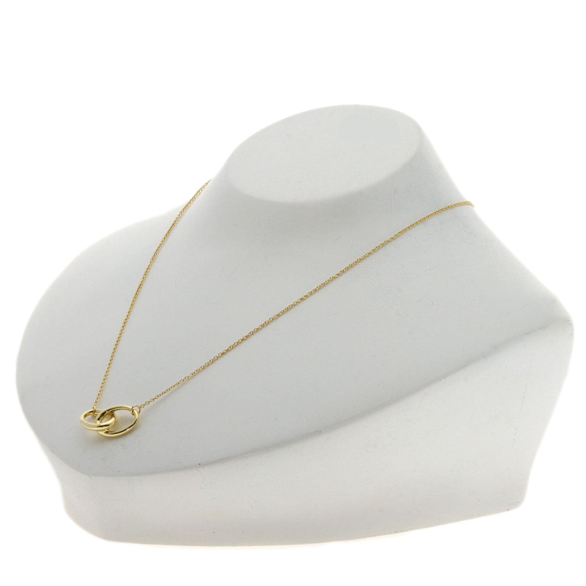 TIFFANY&Co.   Double loop Necklace  K18 Yellow Gold Ladies [Used]