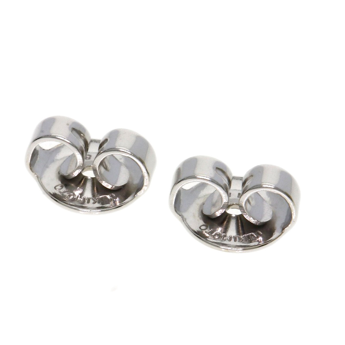 MIKIMOTO Akoya pearl Pearl earring K18 White Gold Ladies [Used]