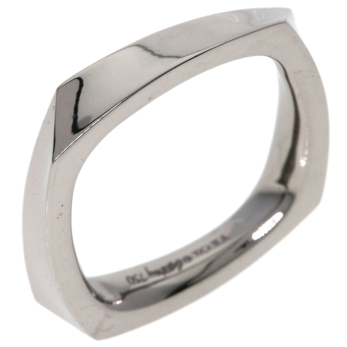 TIFFANY&Co. Frank Gehry Torque Narrow Ring K18 White Gold Ladies [Used]