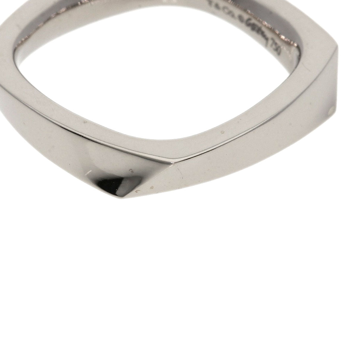 TIFFANY&Co. Frank Gehry Torque Narrow Ring K18 White Gold Ladies [Used]