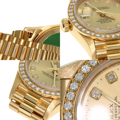 ROLEX DATEJUST 10P Diamond Watches 69138G K18 Yellow Gold/18K Yellow Gold Ladies