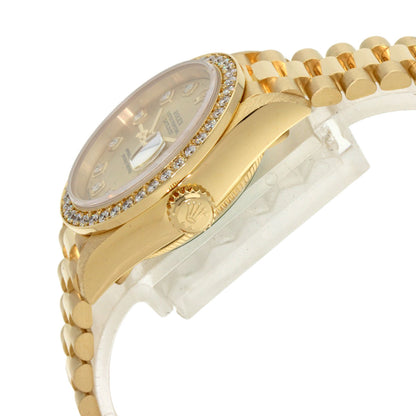 ROLEX DATEJUST 10P Diamond Watches 69138G K18 Yellow Gold/18K Yellow Gold Ladies