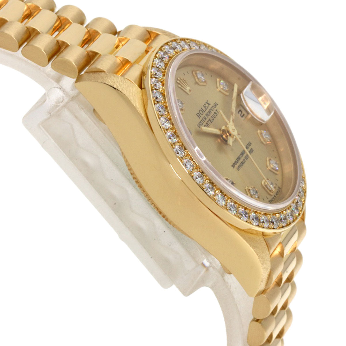 ROLEX DATEJUST 10P Diamond Watches 69138G K18 Yellow Gold/18K Yellow Gold Ladies