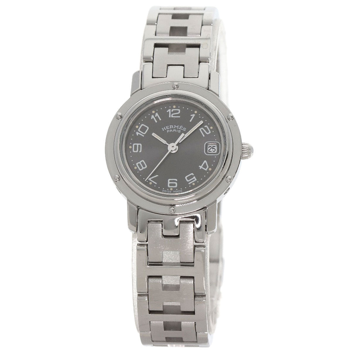 HERMES Clipper Watches CL4.210 Stainless Steel/Stainless Steel Ladies