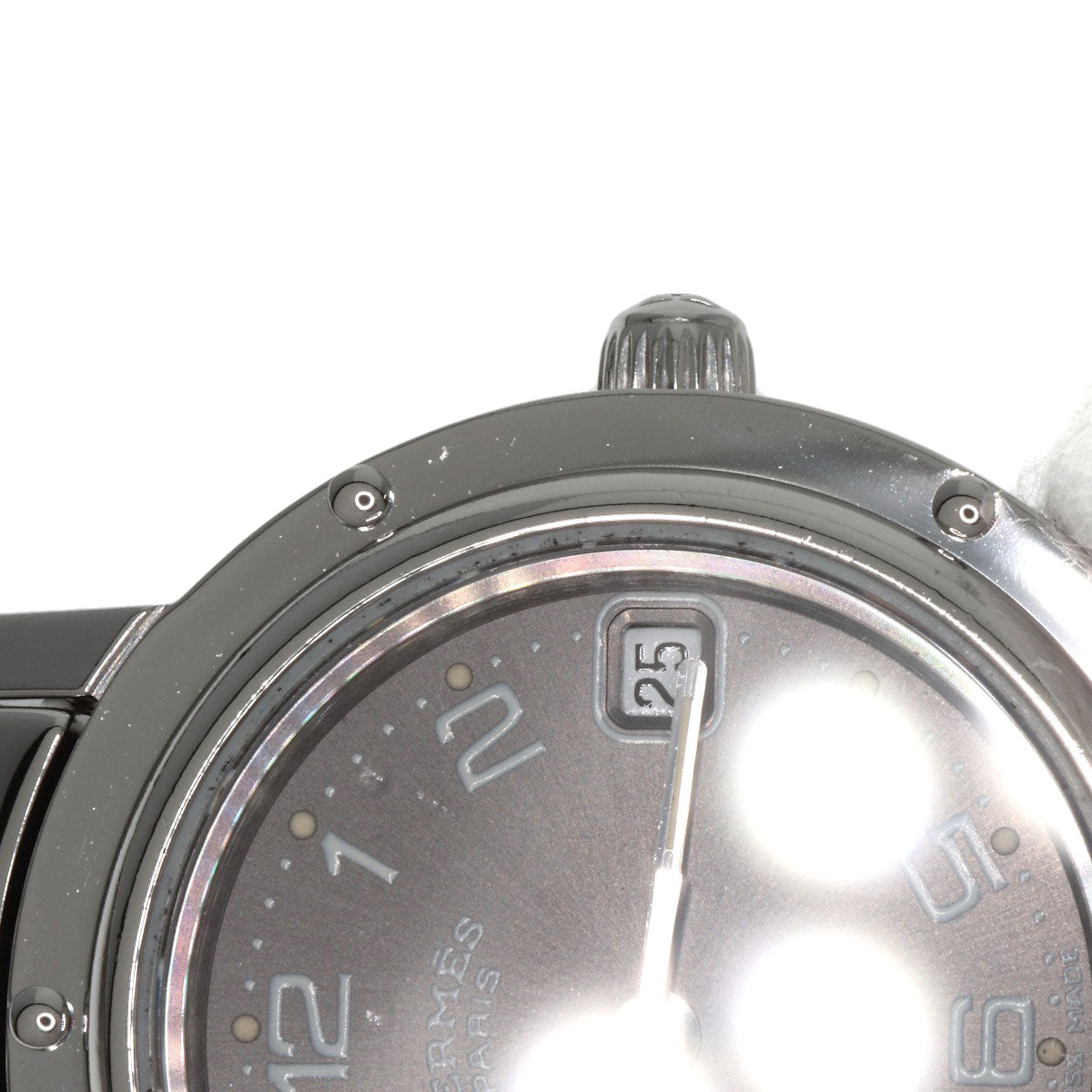 HERMES Clipper Watches CL4.210 Stainless Steel/Stainless Steel Ladies