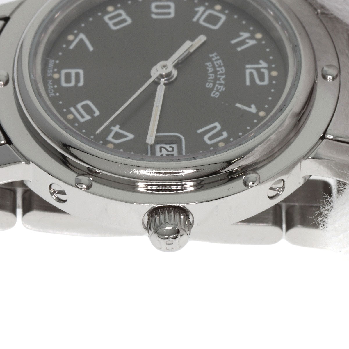 HERMES Clipper Watches CL4.210 Stainless Steel/Stainless Steel Ladies