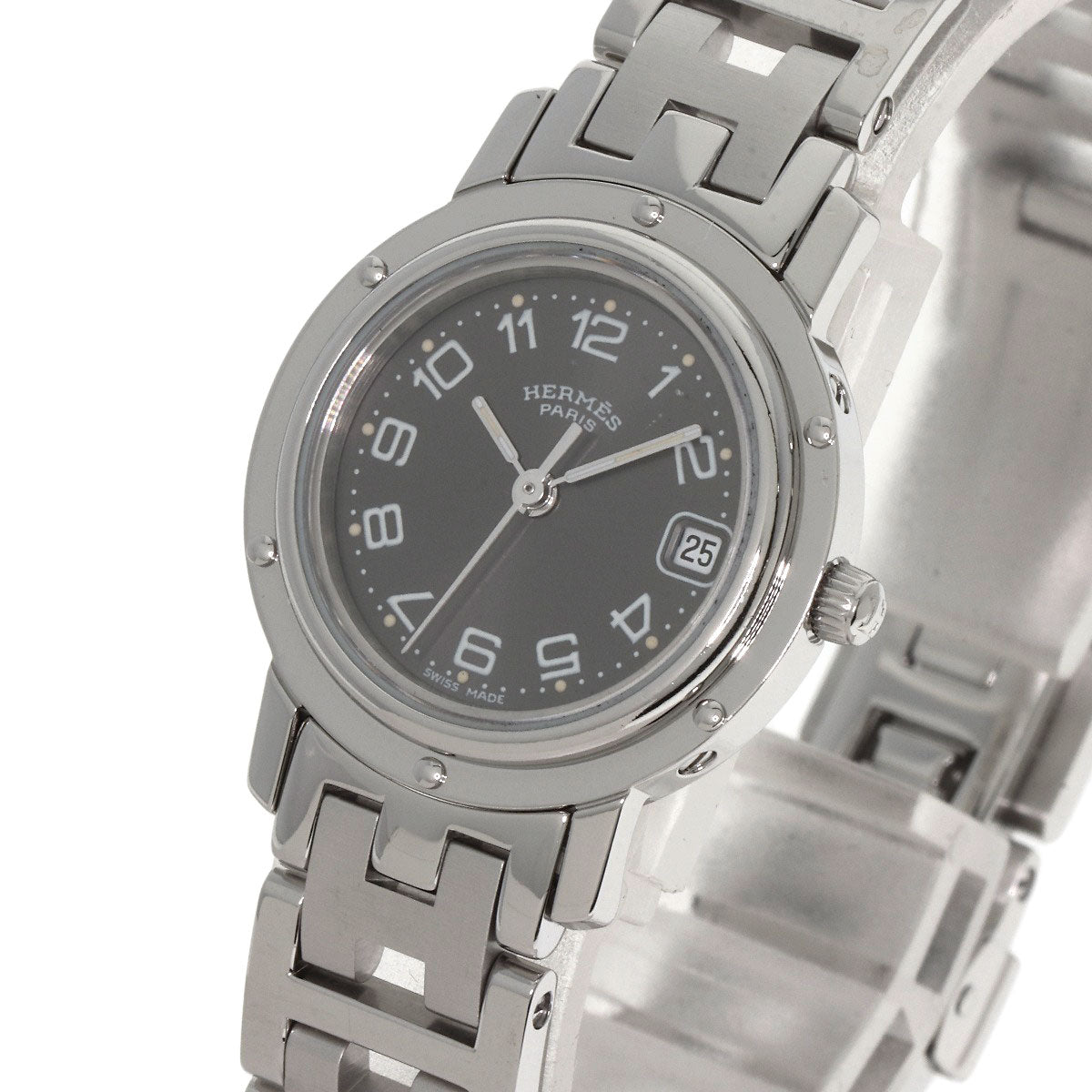 HERMES Clipper Watches CL4.210 Stainless Steel/Stainless Steel Ladies