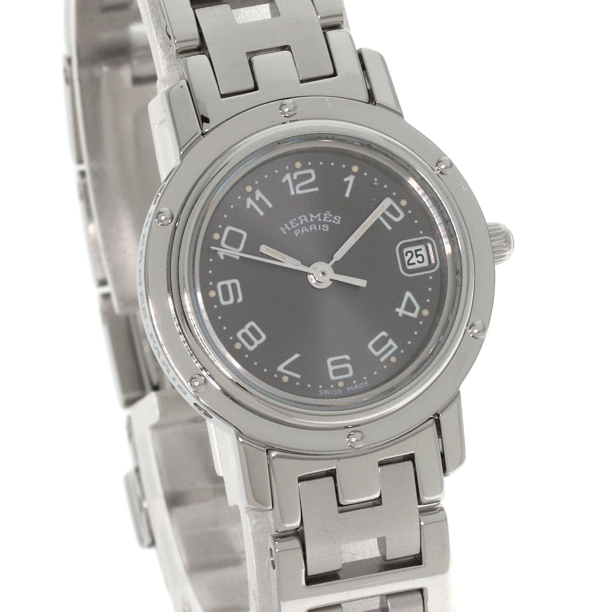 HERMES Clipper Watches CL4.210 Stainless Steel/Stainless Steel Ladies