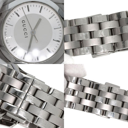 GUCCI Round face Watches 5500XL Stainless Steel/Stainless Steel mens