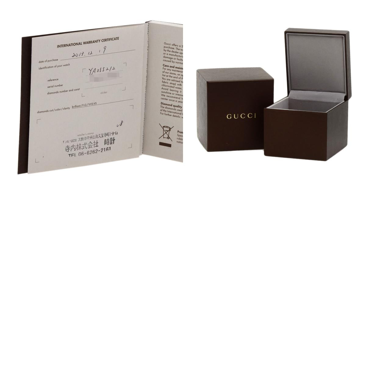 GUCCI Round face Watches 5500XL Stainless Steel/Stainless Steel mens